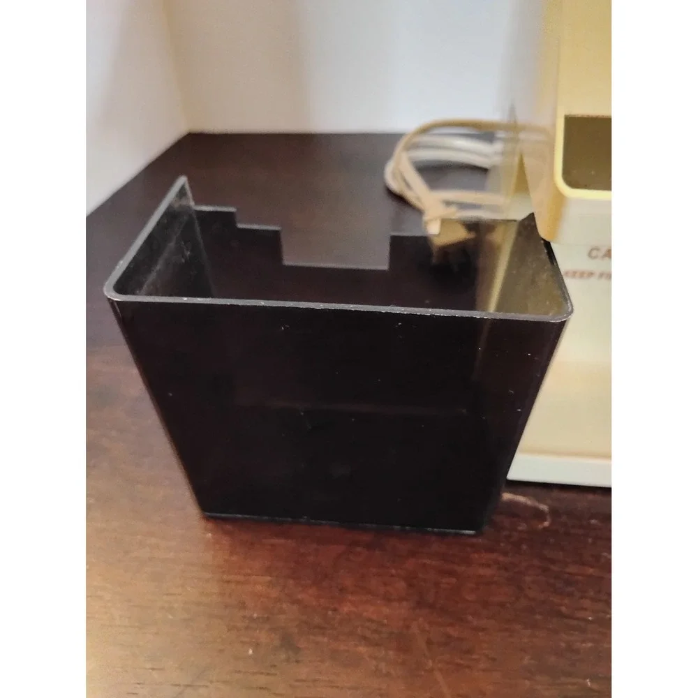 Vintage Rival Ice Crusher Model 840/1 Electric Countertop Cream Brown Retro Bar